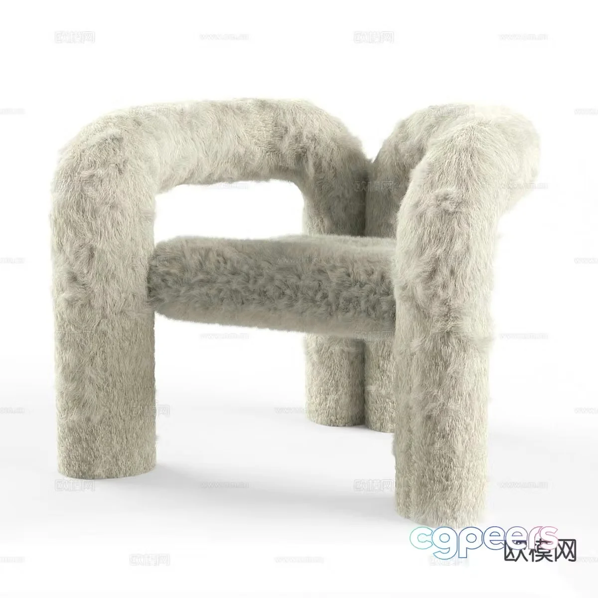 Lounge chair spider chair 3d model