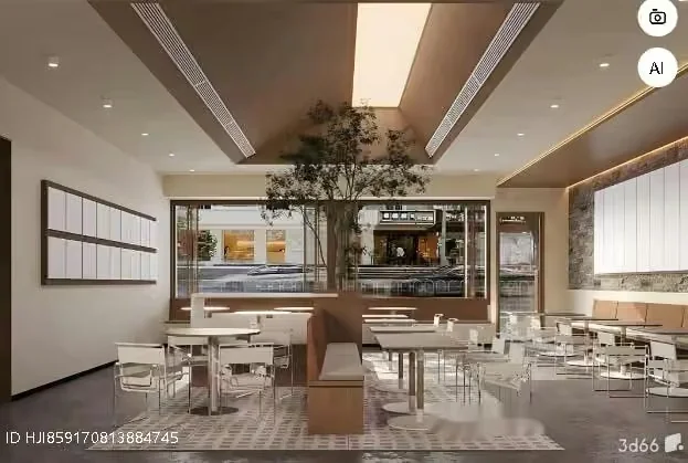 Modern Dining Room 3D Model – 10181 – VRAY Render