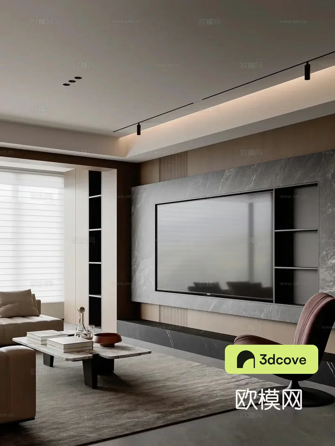 Italian TV cabinet TV wall