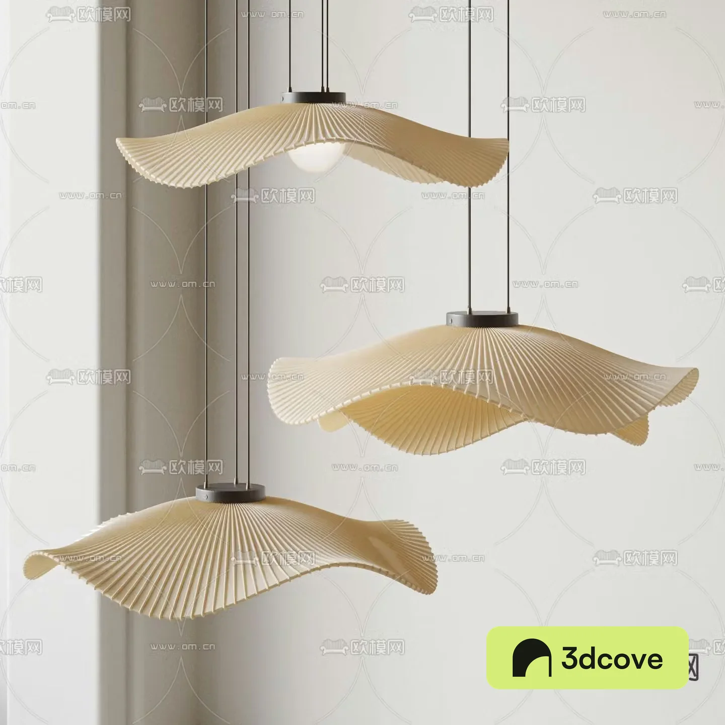 Cream style chandelier petal chandelier