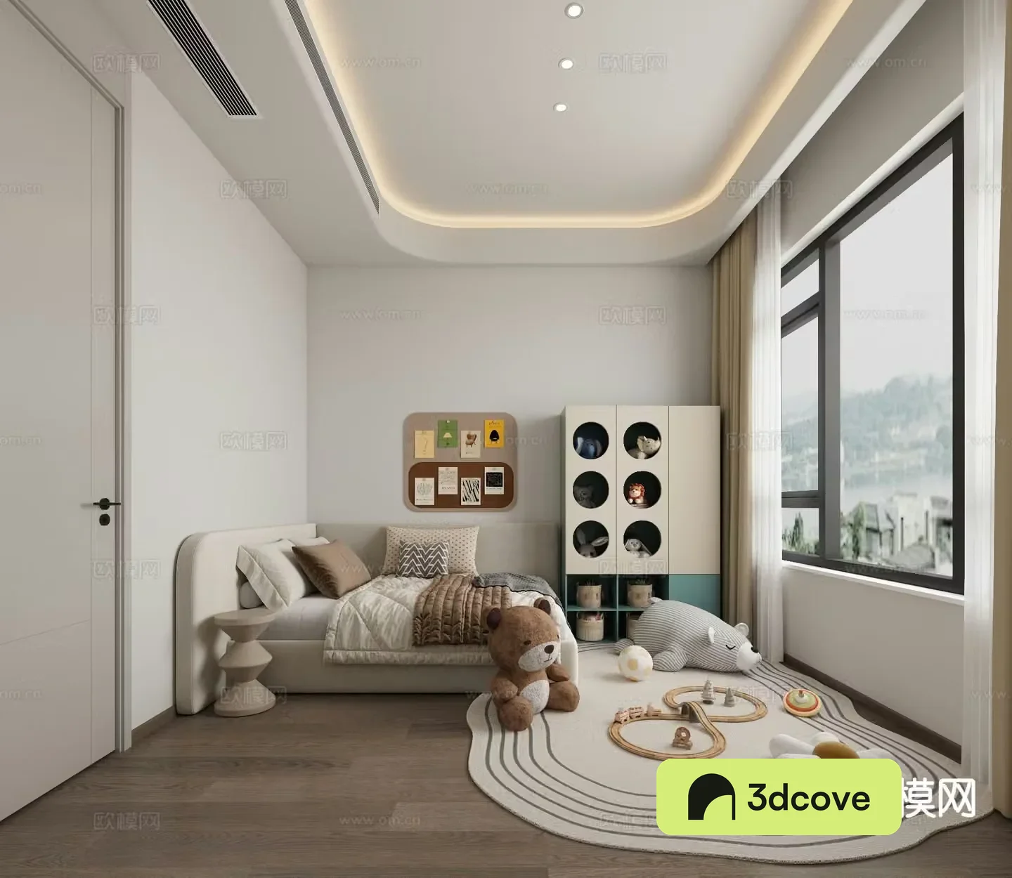 Modern children’s room boy’s room