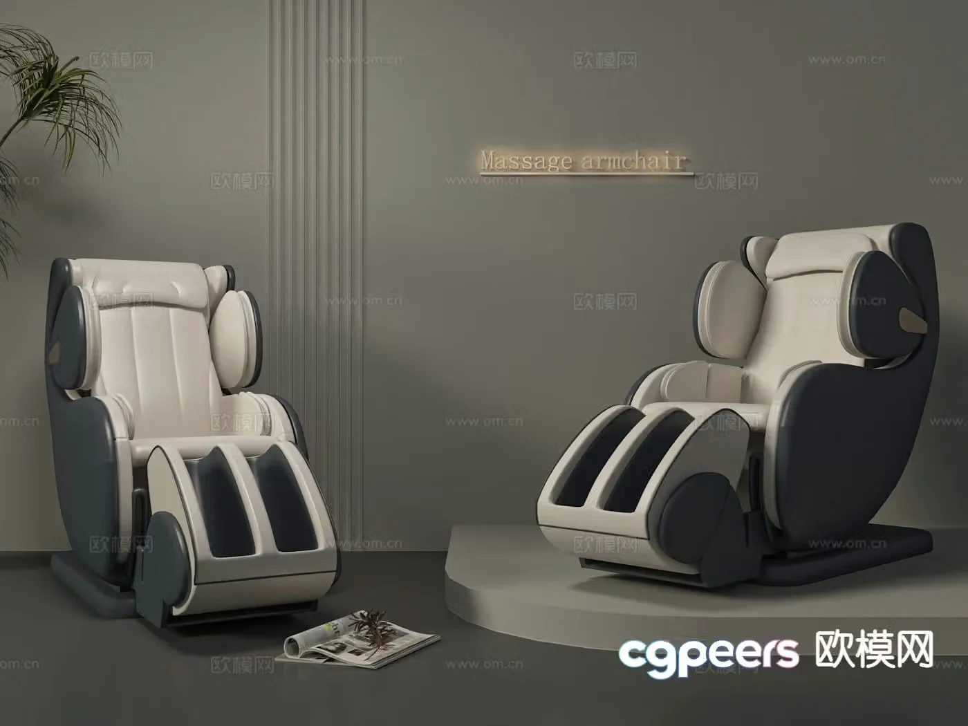 Massage chair massage sofa 3d model