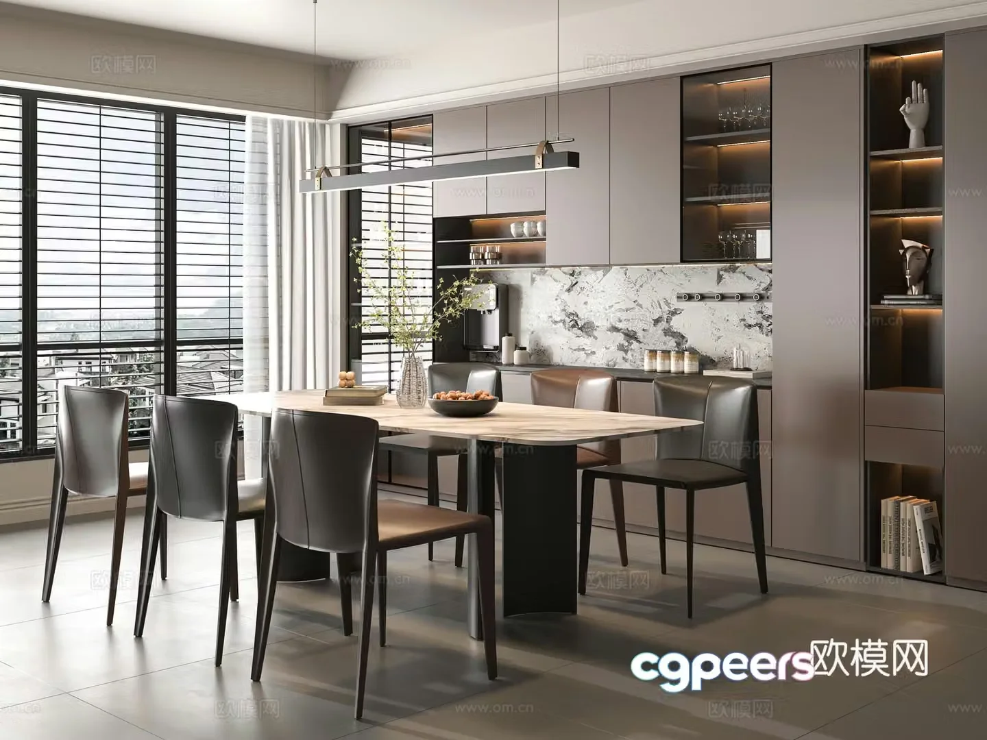 Italian restaurant 3d model