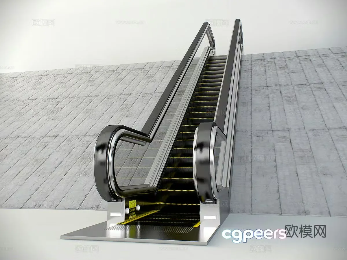 Escalator Escalator 3d model