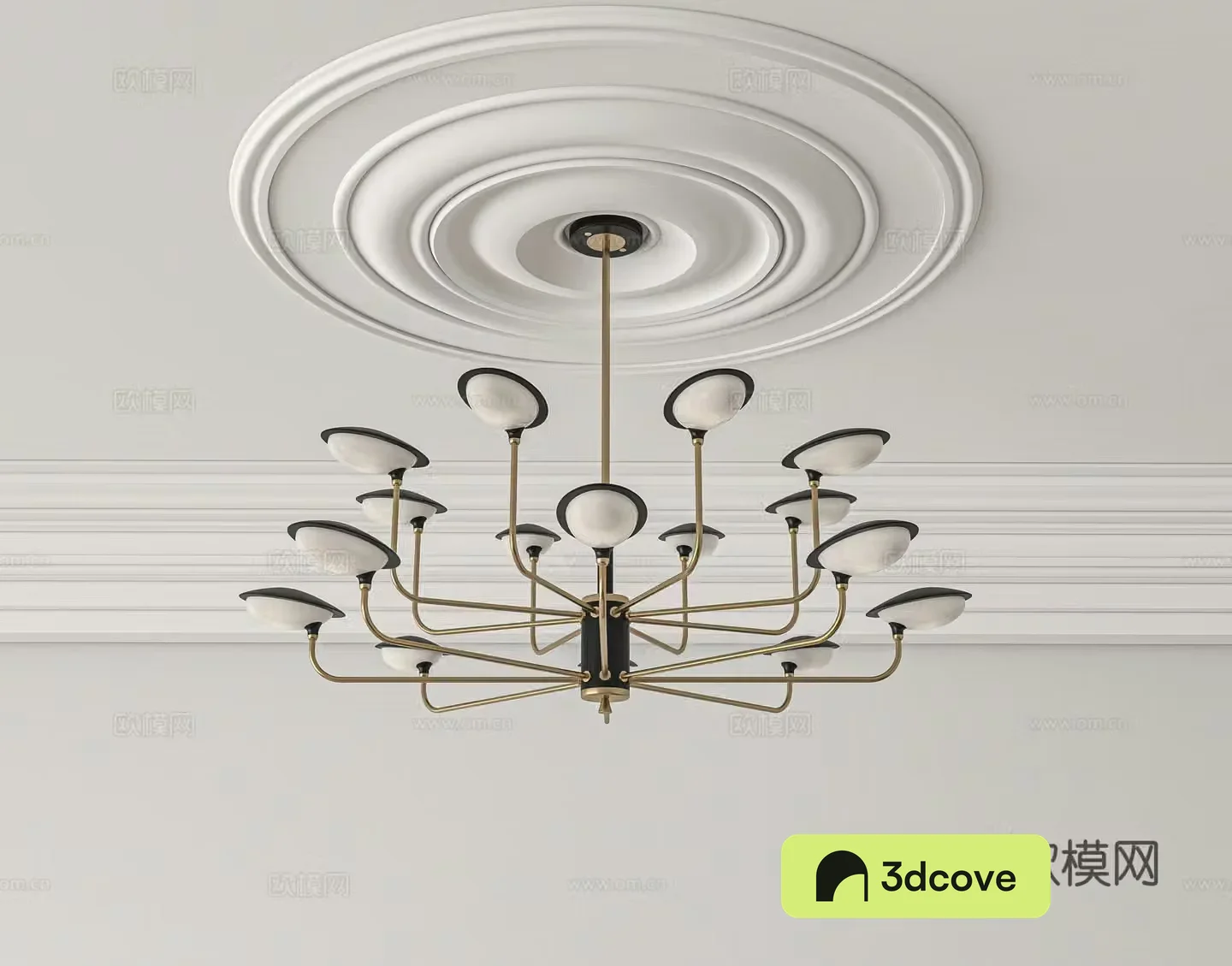 Modern minimalist chandelier