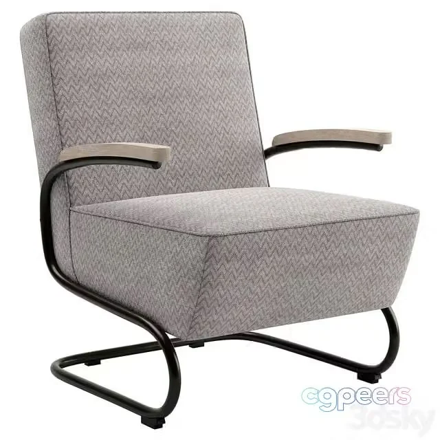 3ds Max Free – Crosby Accent Chair – Gray by Apt.1710