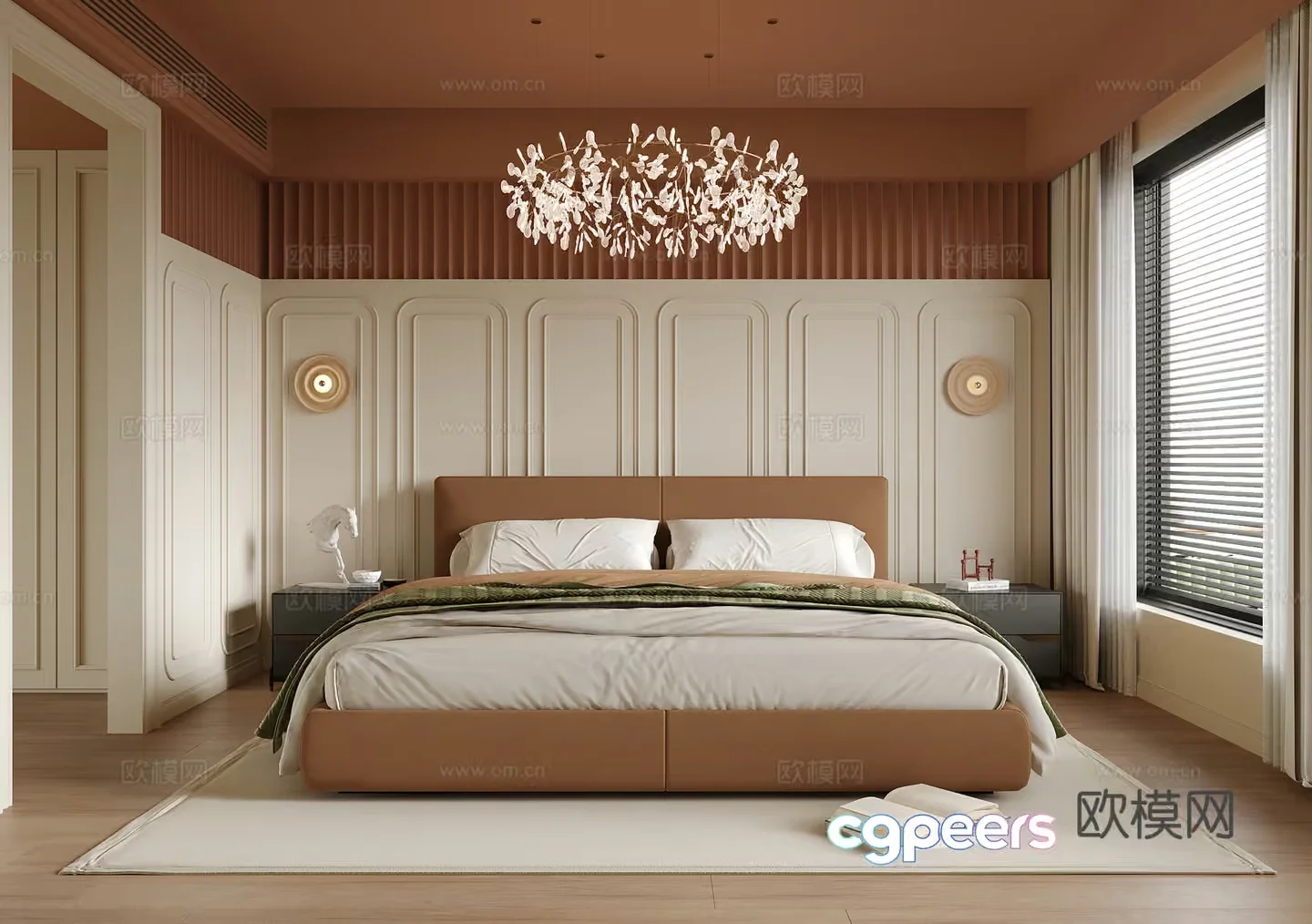 Cozy Bedroom 3D Model – 9792 – VRAY Render