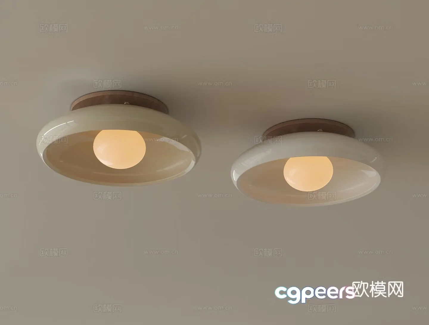 Modern ceiling lamp 3d model