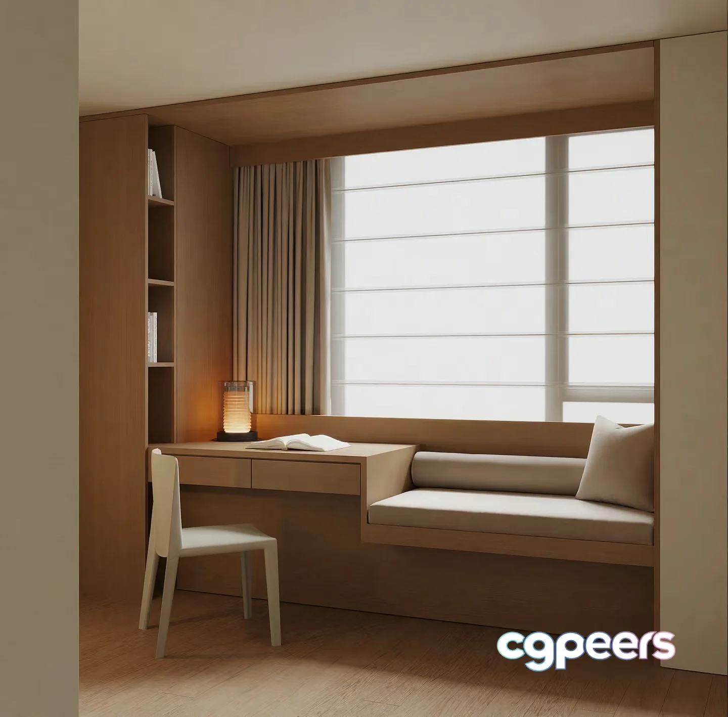 Modern Minimalist Room 3D Model – 5115 – VRAY Render