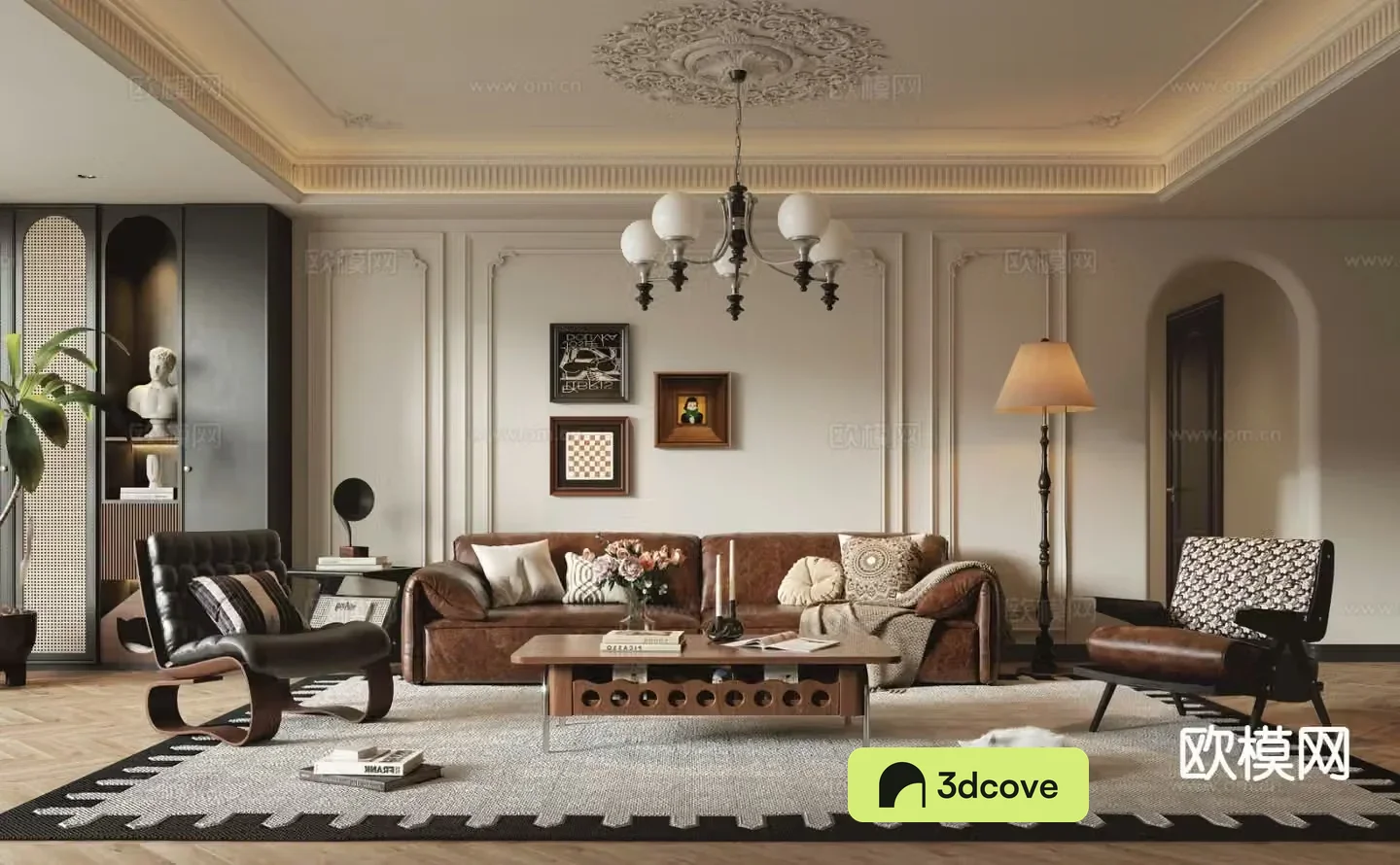 Medieval style living room