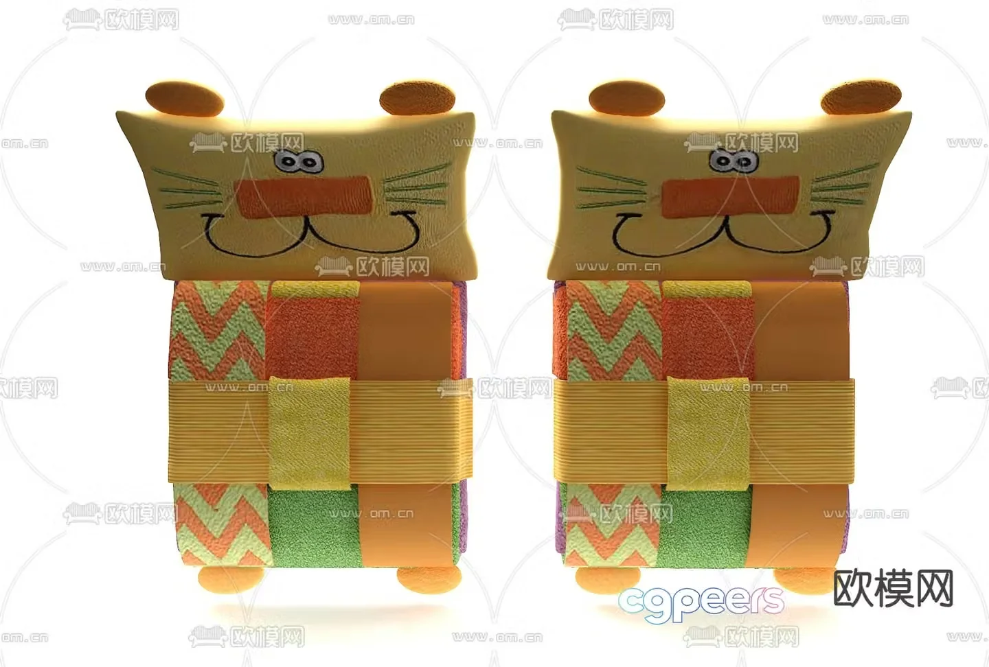 Children’s toys cuddly doll 3d model