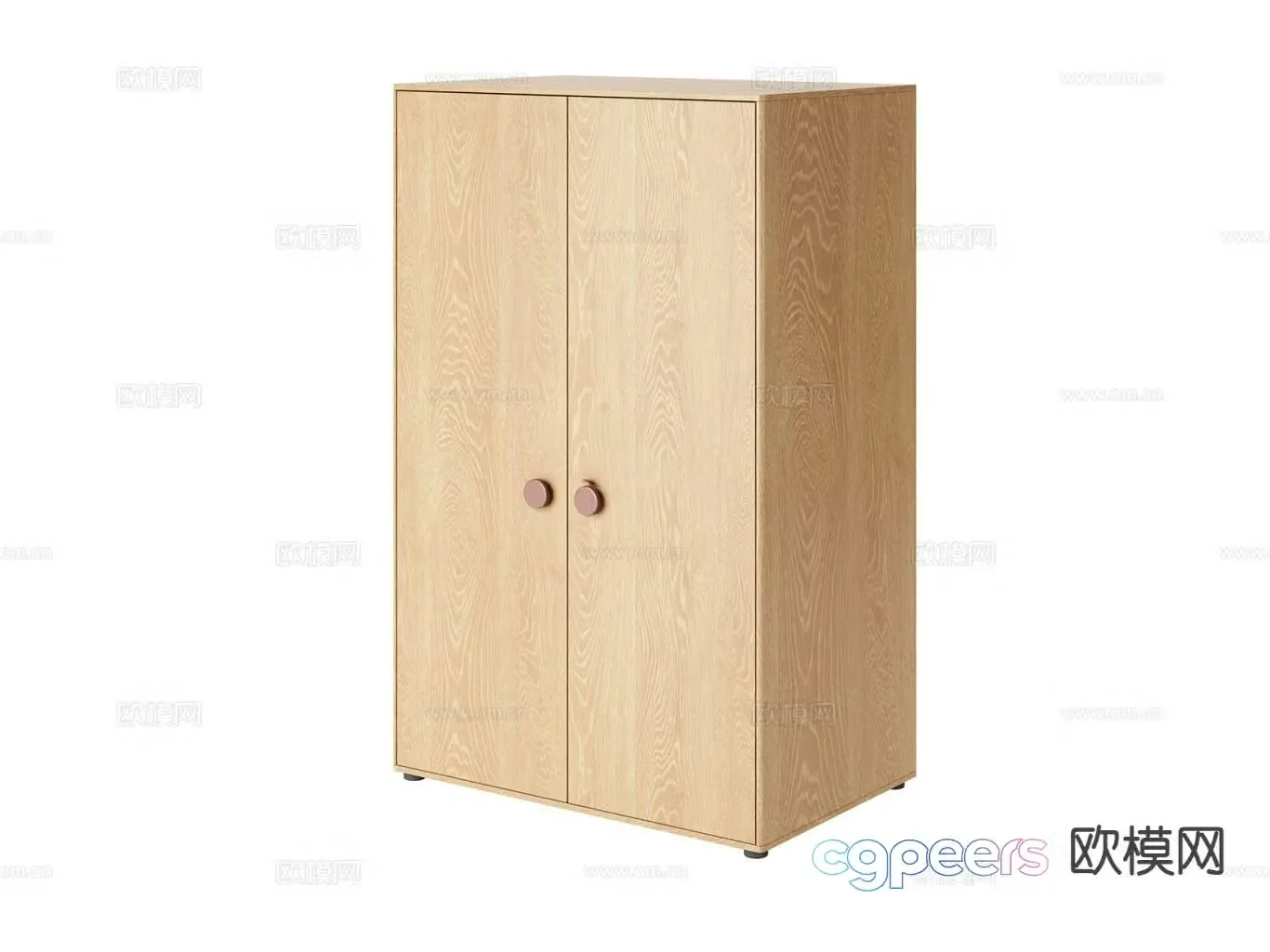 Simple locker 3d model