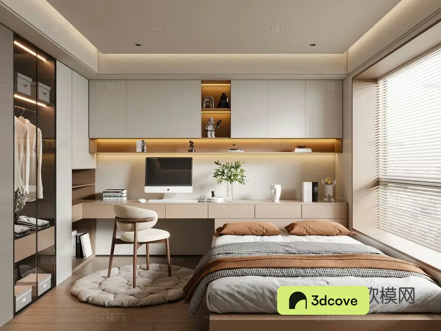 Modern tatami bedroom
