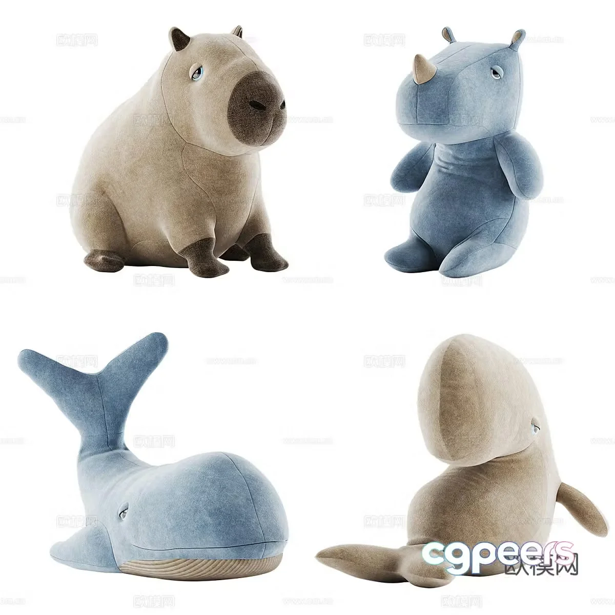 Children’s plush toy 3d model