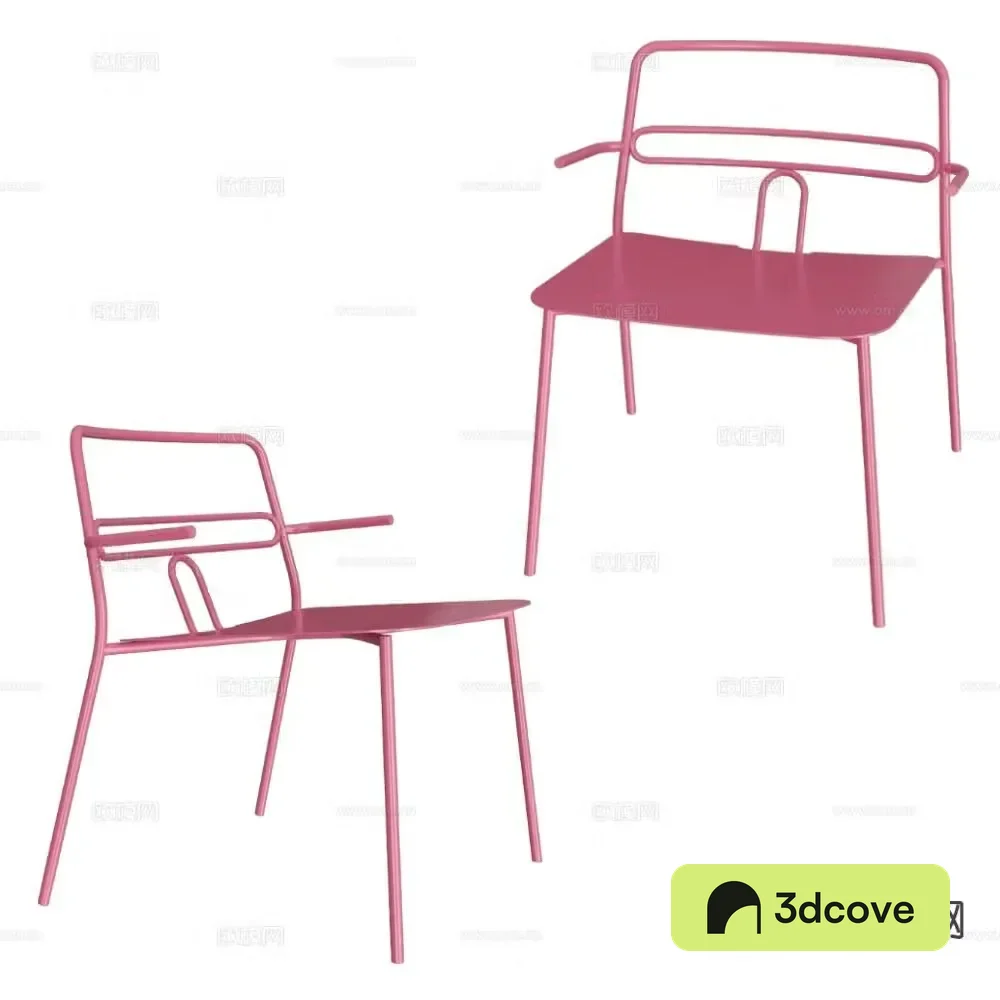 Castil outdoor chair dining chair iron chair