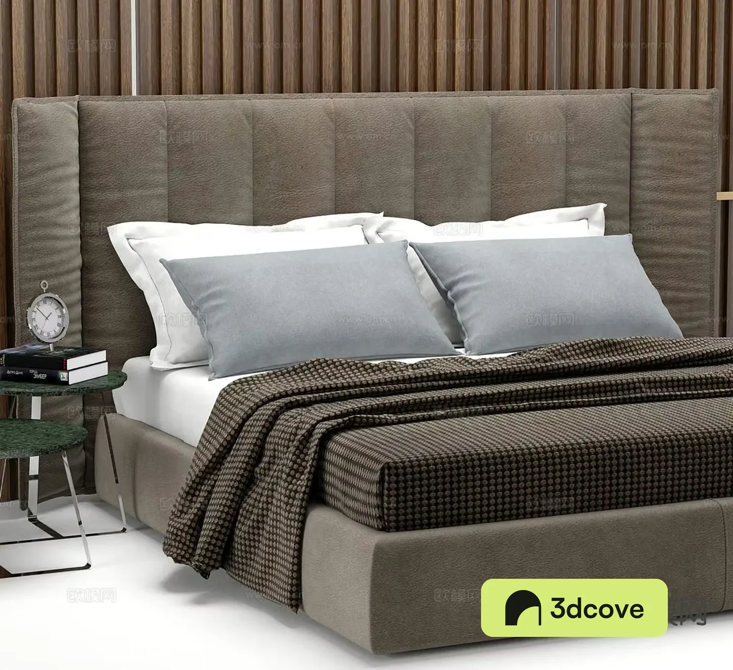 Modern double bed
