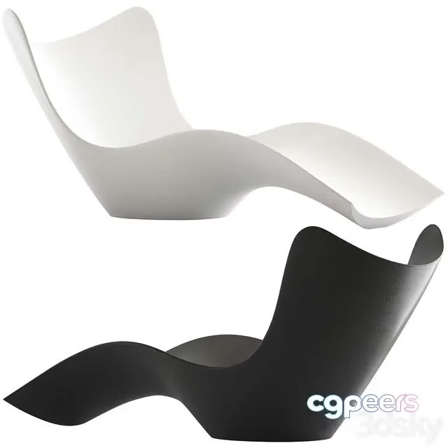 3ds Max Free – Surf Sun Lounger by Karim Rashid