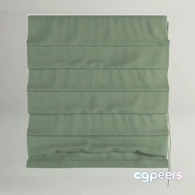 3ds Max Free – Roman blinds in a contemporary style