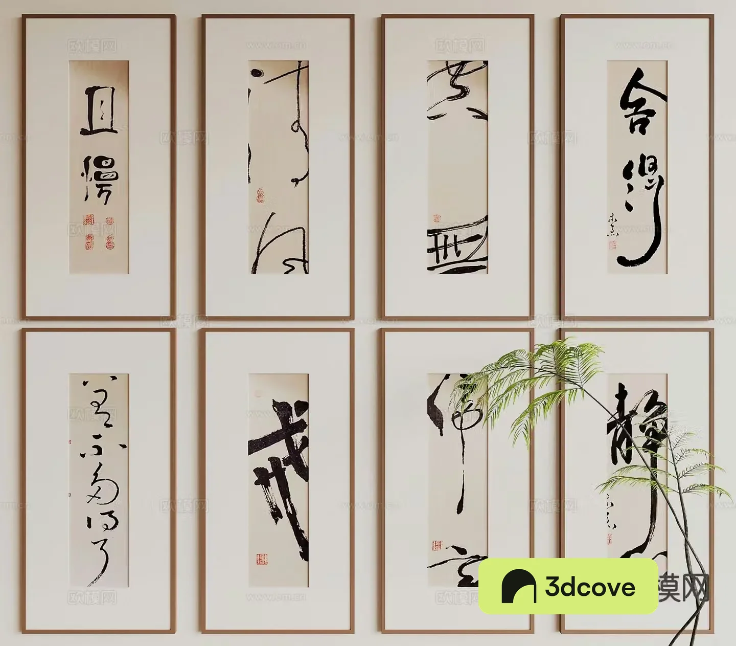 New Chinese style hanging paintings calligraphy and painting ancient paintings