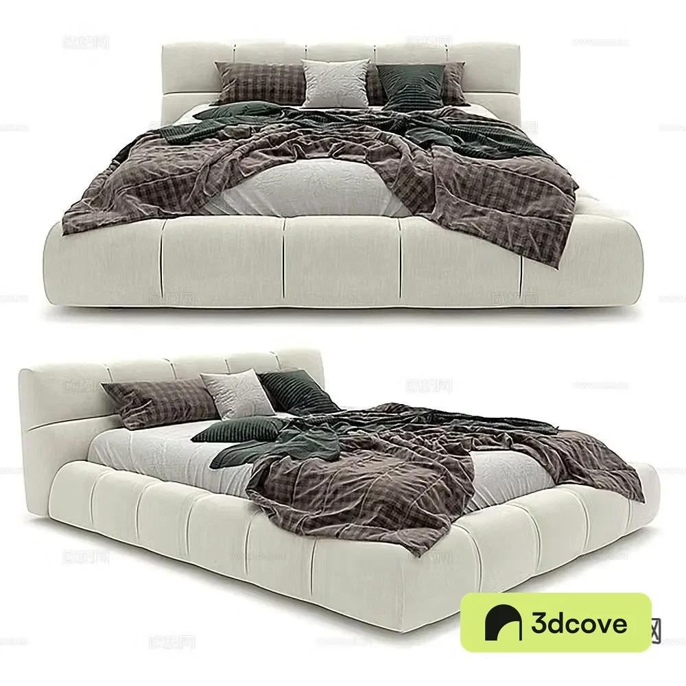 Modern double bed