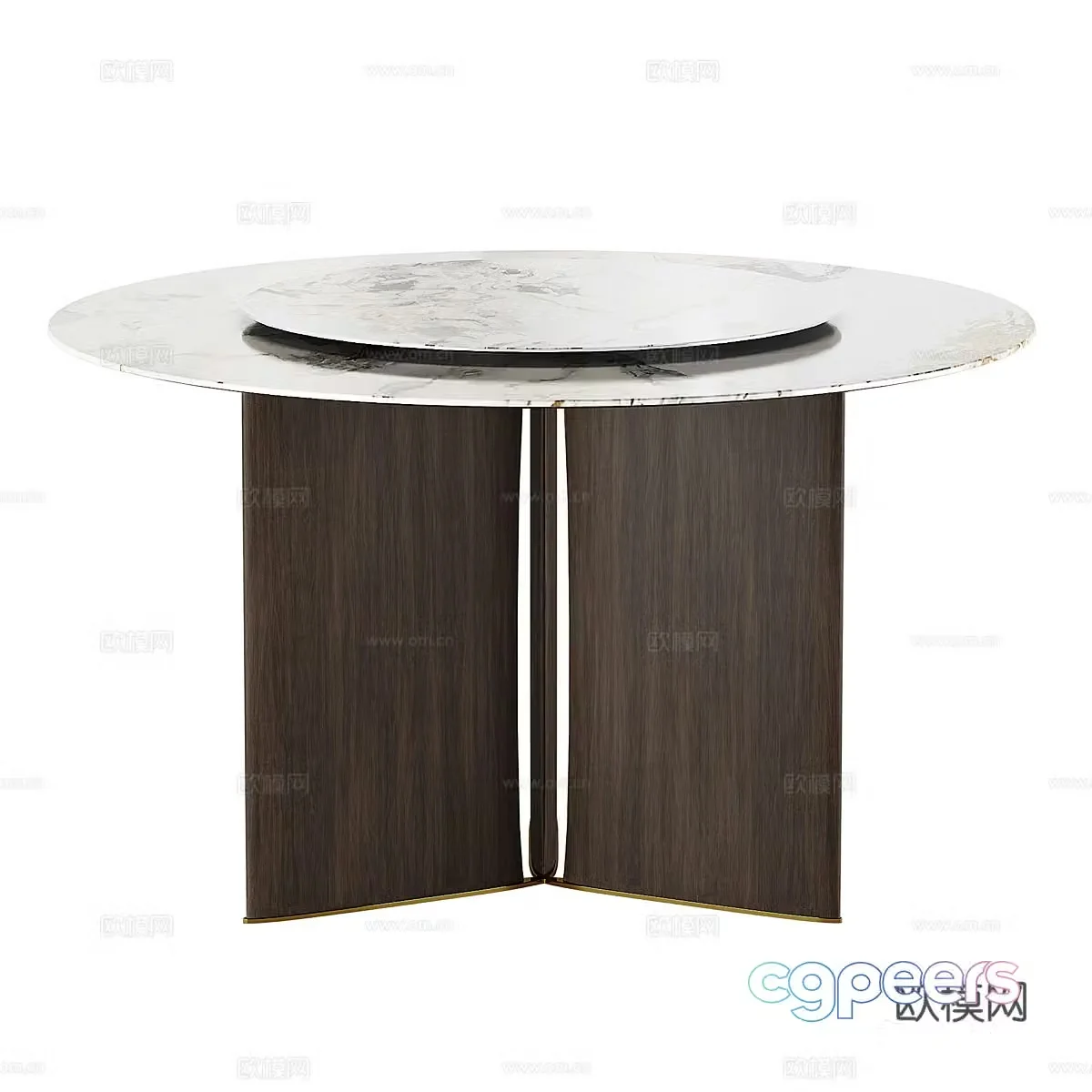 New Chinese OM dining table 3D model