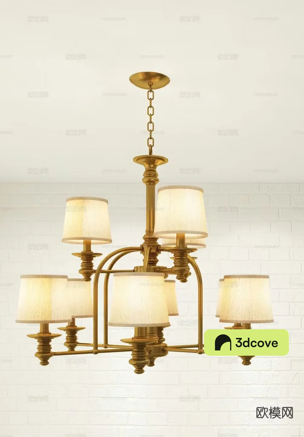 American chandelier multi-head chandelier