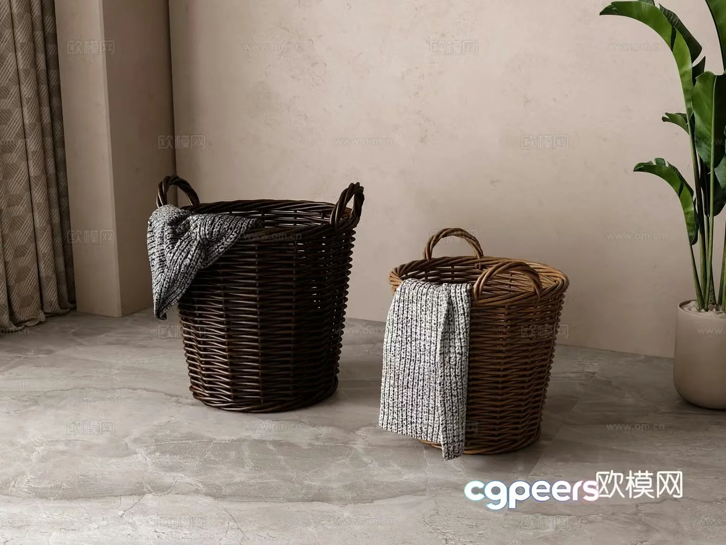 Wasabi storage basket 3D model