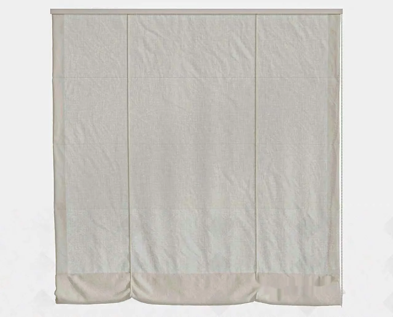 White Curtain 3D Model – 10209 – CORONA Render