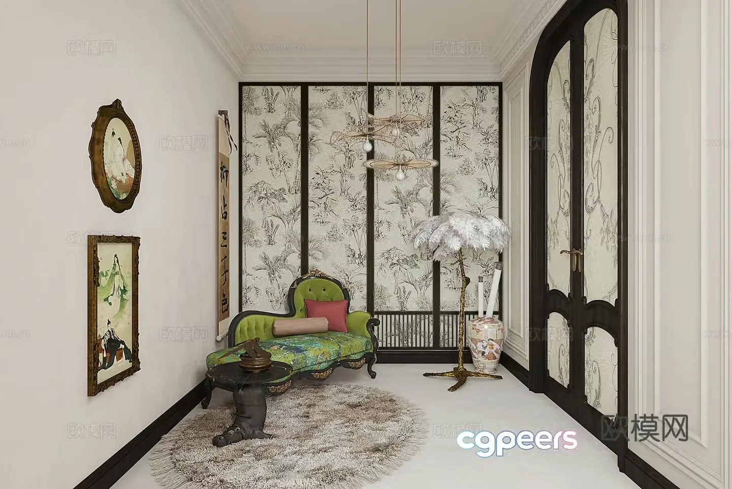 French foyer 3d model