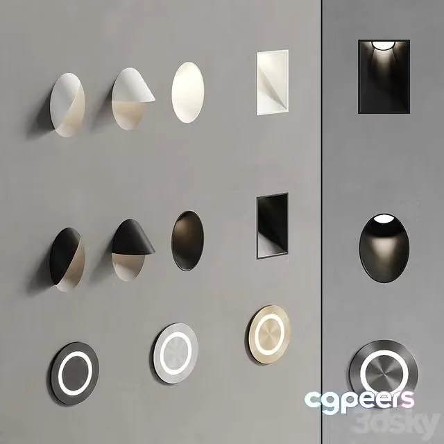 3ds Max Free – STEPLIGHT GO SQR + GO RND + COIL from CenterSvet