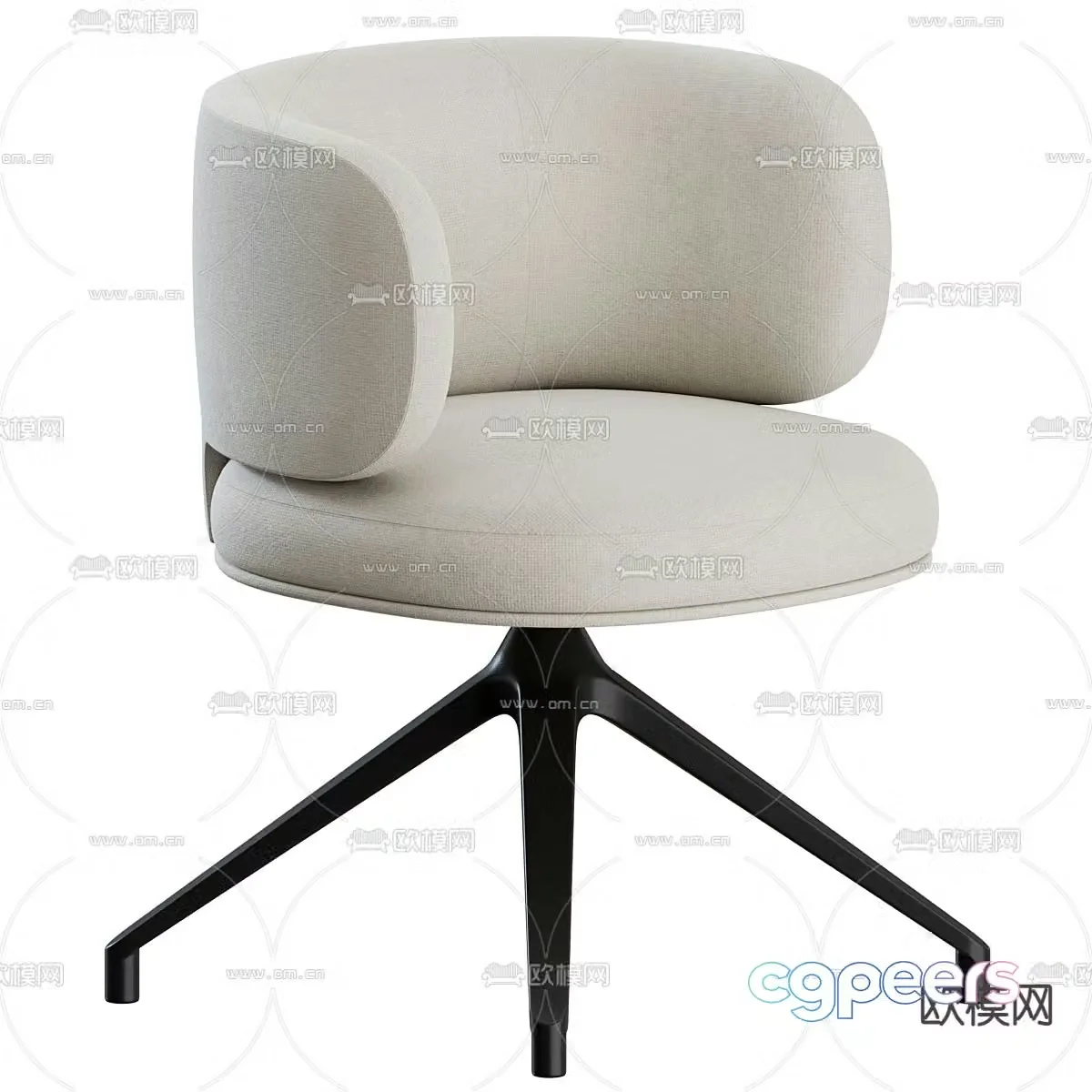 AKIKO office chair class chair 3d model
