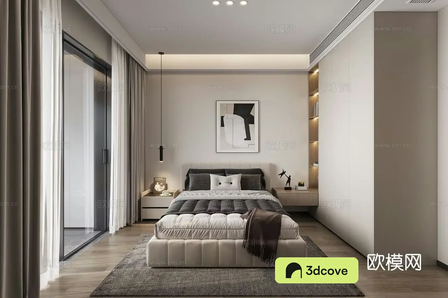 Modern bedroom second bedroom