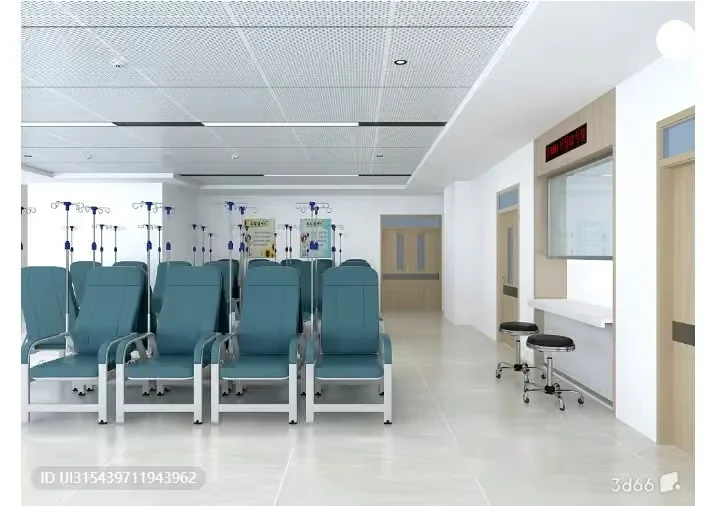 A Medical Waiting Room 3D Model – 4206 – VRAY Render