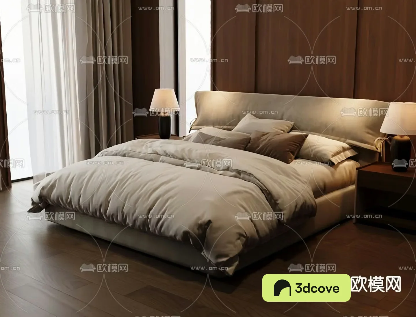 Italian double bed