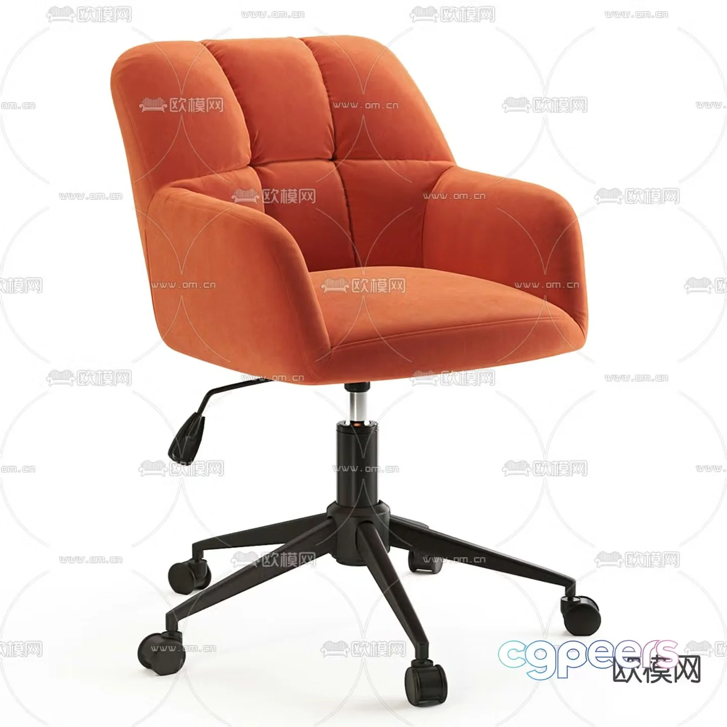 Elnor office chair shift chair staff chair 3d model
