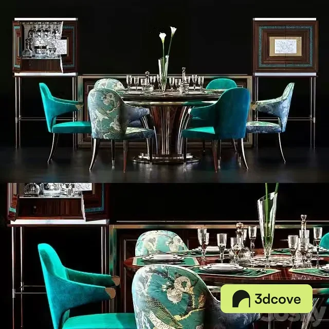 Zanaboni Contemporary Dining Set