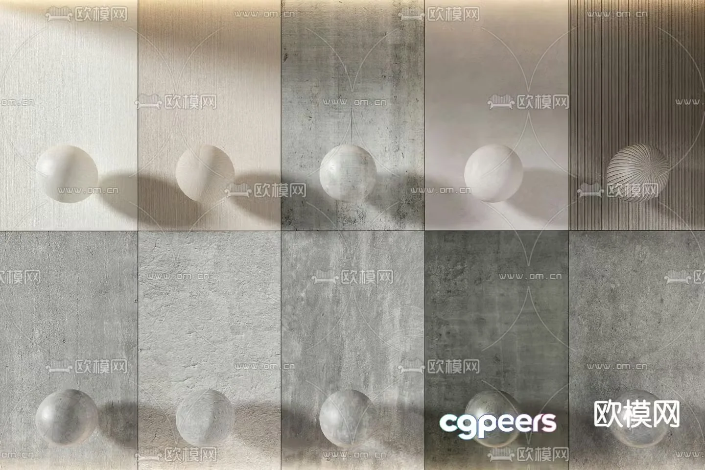 Art paint Micro-cement wall Real stone paint wall 3D model