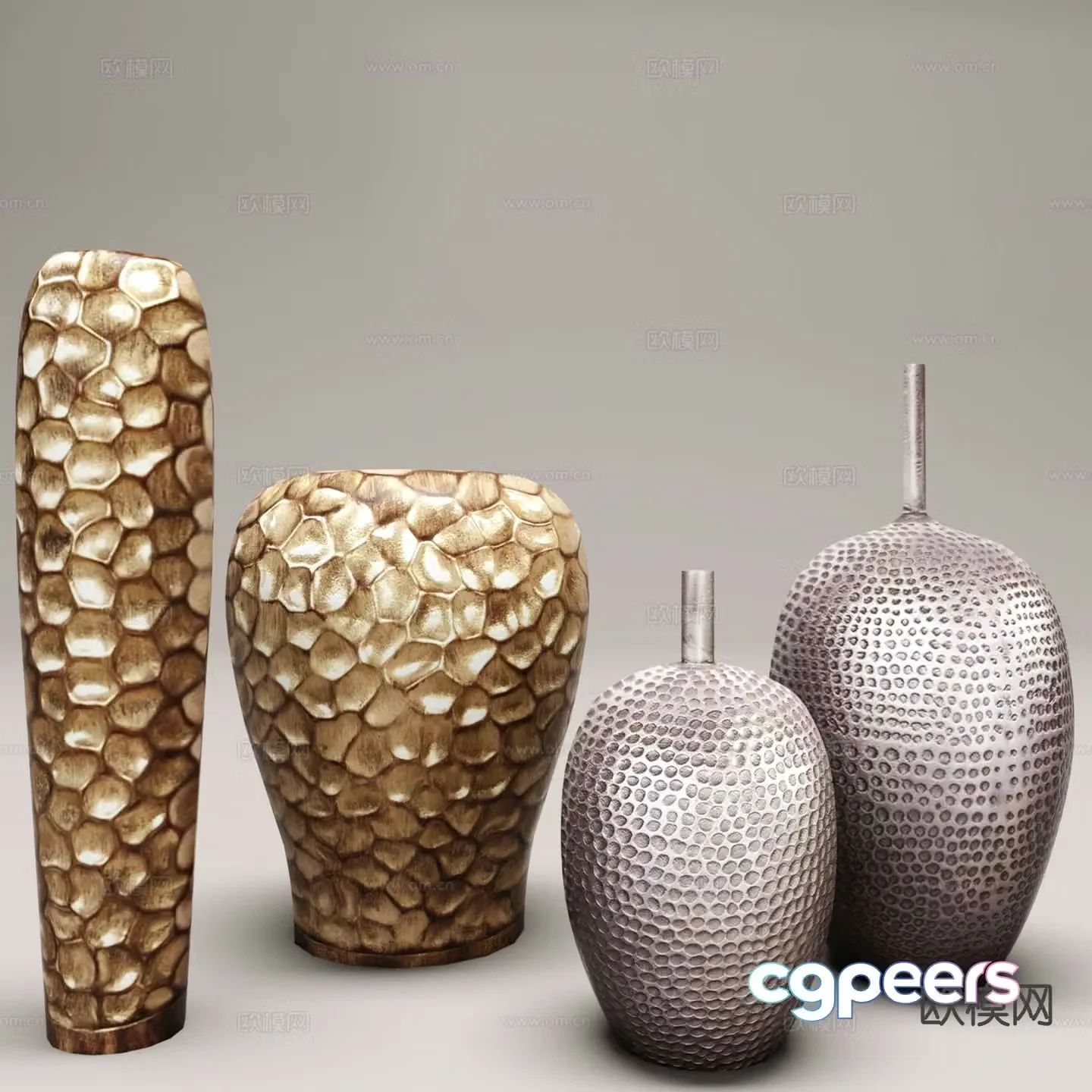 Light luxury decorations utensils and ornaments 3D model