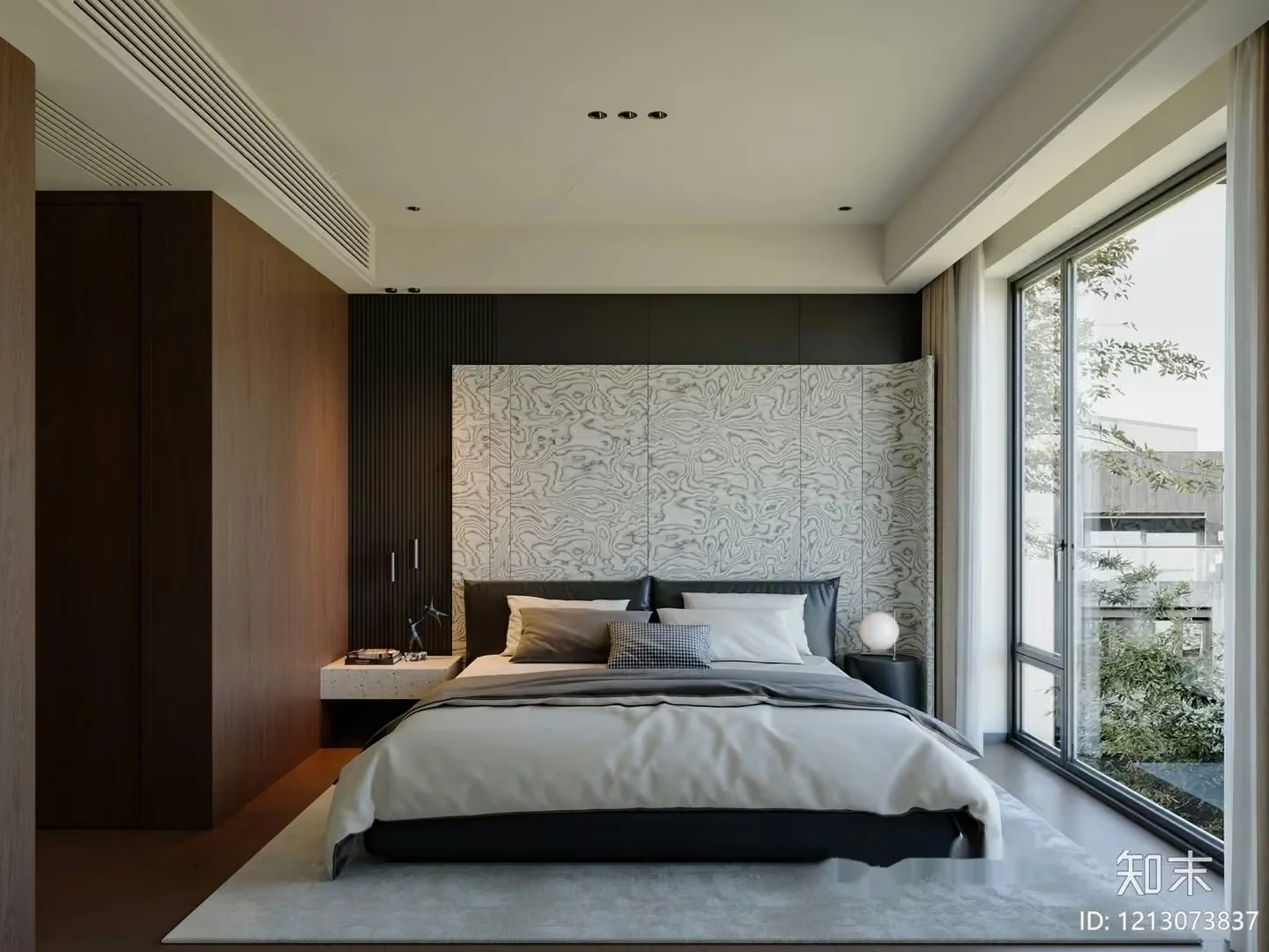 Modern Bedroom 3D Model – 4449 – VRAY Render