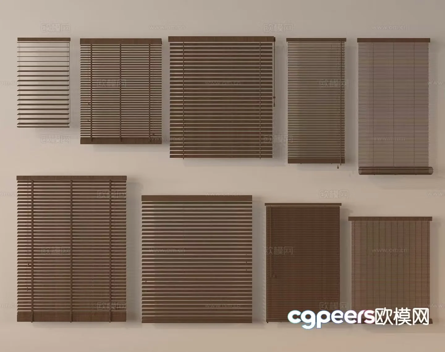 Curtains curtains blinds roller blinds 3d model
