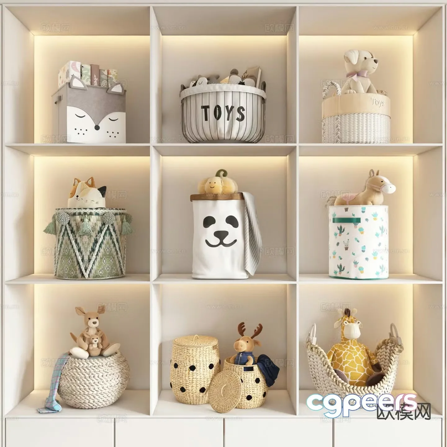 Children’s toys plush doll 3d model