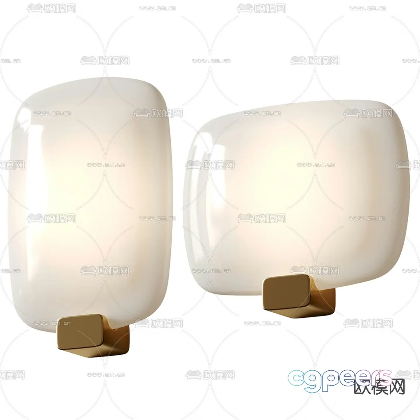 Modern wall light 3d model