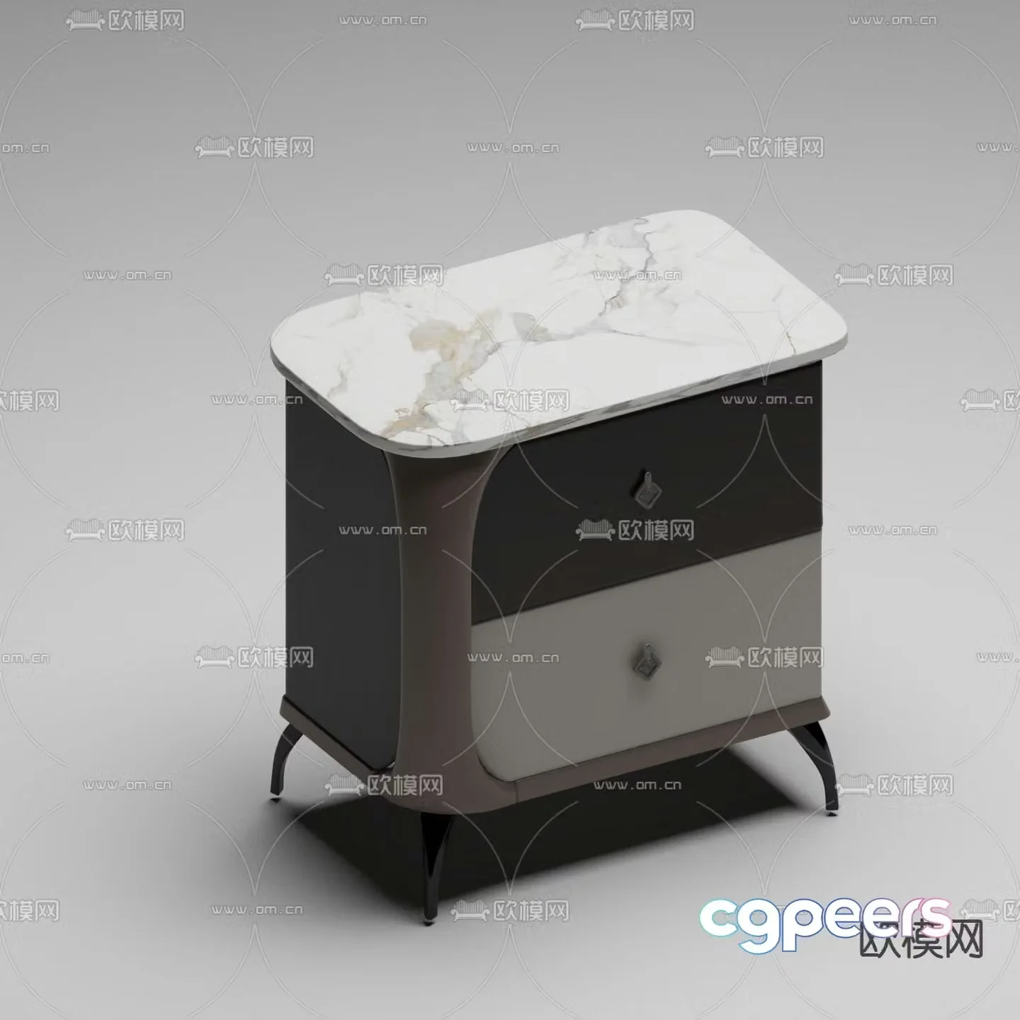 bedside table 3d model