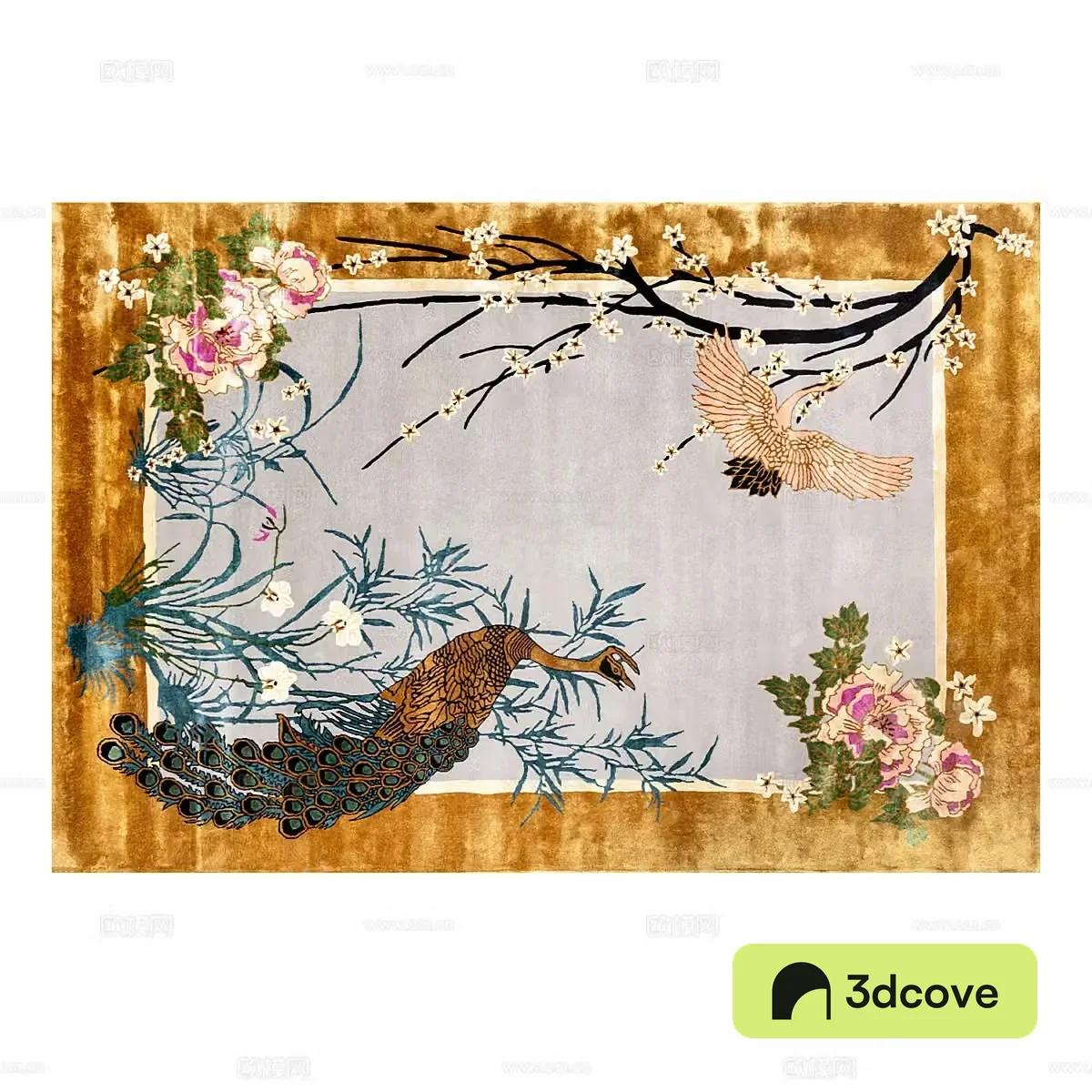 New Chinese carpet Flower and bird carpet