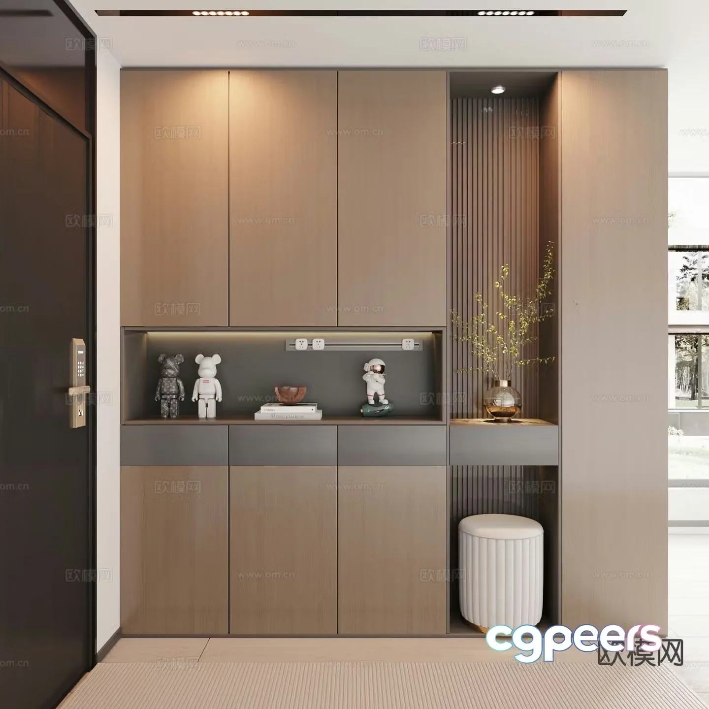 Italian style entrance hall 3D model