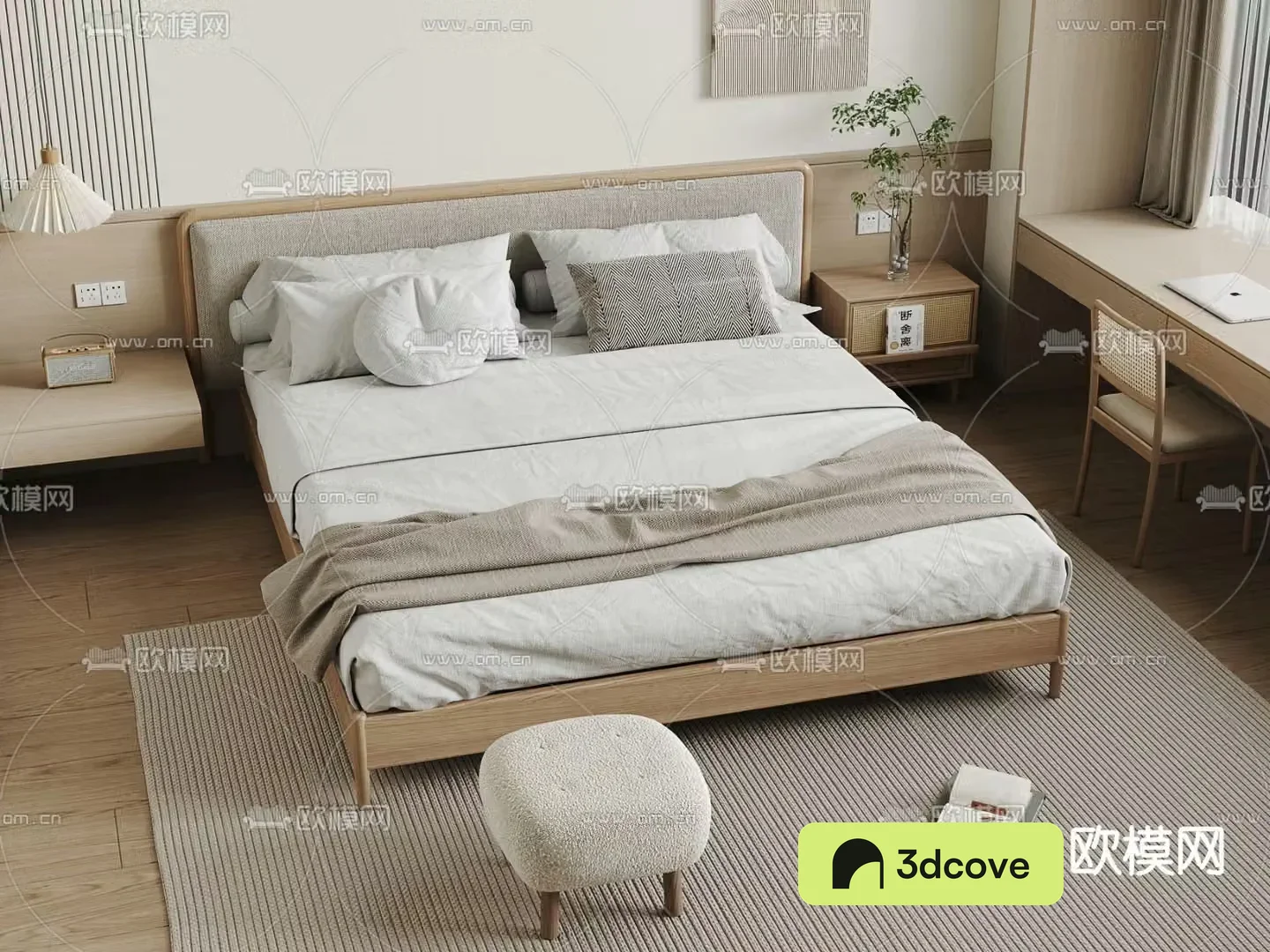 Nordic double bed