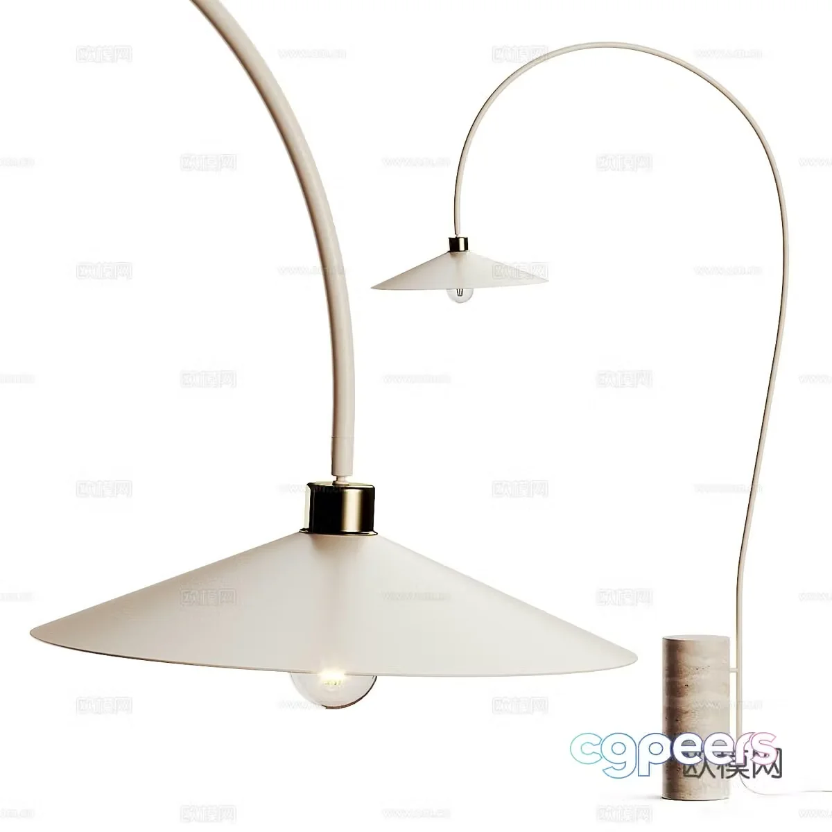 New Chinese floor lamp 3D model