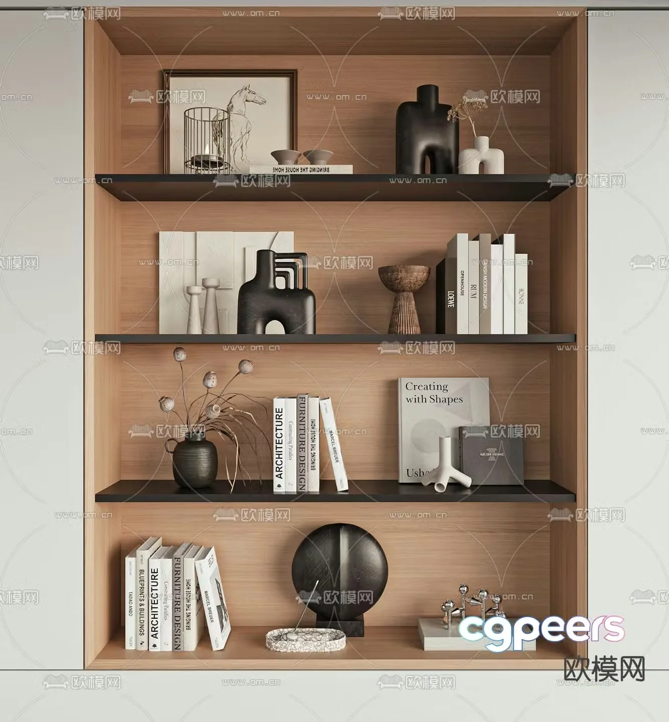 Decoration Books Sculpture 3d Model