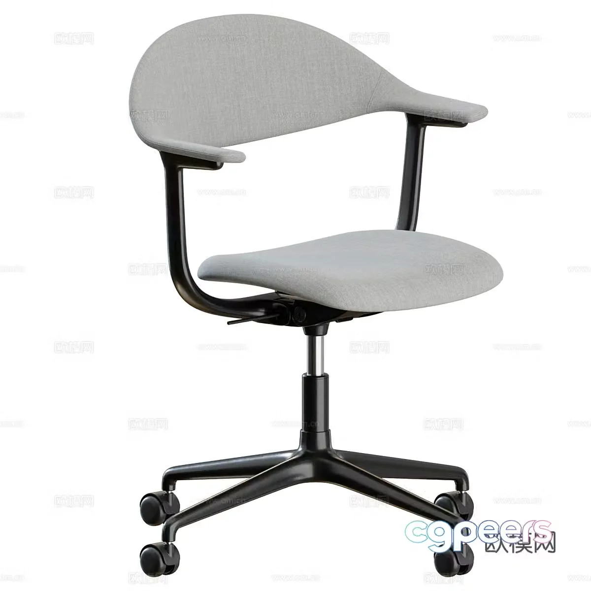 Modern Italian office chair 3d model