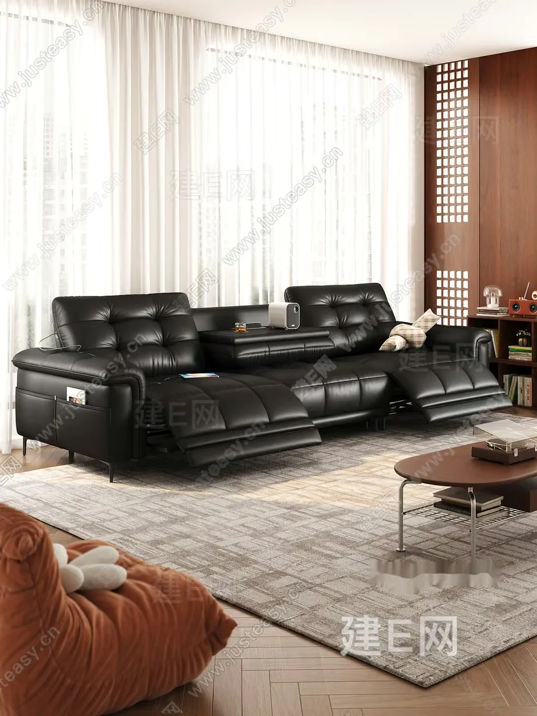 Modern Living Room 3D Model – 13179 – CORONA Render